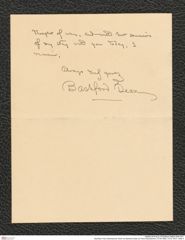 Nachlass Franz Steindachner, Brief von Bashford Dean an Franz Steindachner (15.09.1906), Inv.Nr. 99.01, Seite 4